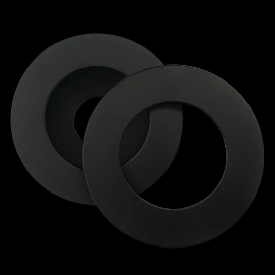 Luxrite 2" Regressed Round Black Trim Canless Spotlight, Pack of 5 (LR23261)