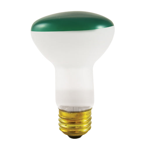 Bulbrite 50R20A 50 Watt Incandescent R20 Reflector, Medium Base, Green