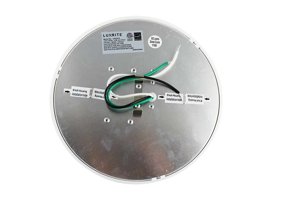 Luxrite Surface Mount LED18/SLIM9/40K/W/RD 4000K Cool White