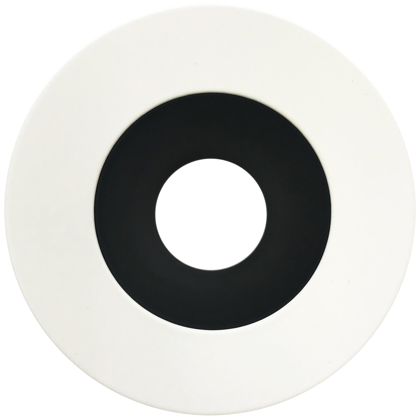 Luxrite 2" Regressed Round Black/White Trim Canless Spotlight, Pack of 5 (LR23262)