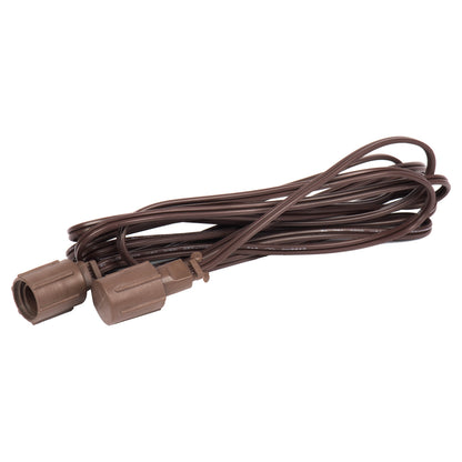 Vickerman 10' Coaxial Extension Cord for X6B6601PBG 50Lt Coaxal LED Set, - 8 Pack. Brown Wire.