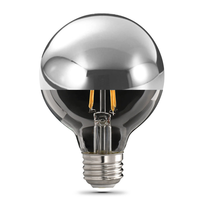 G25 Chrome Top Decorative LED Light Bulb
