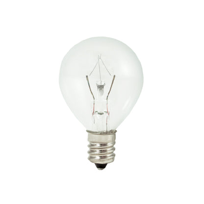 Bulbrite KR40G11CL 40 Watt Dimmable Krypton Krystal Touch Globe G11, Candelabra Base, Clear, 10-Pack
