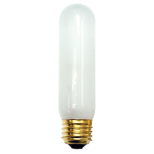 Bulbrite 60T10F/HO 60 Watt Incandescent High Output Showcase/Aquarium/Display T10 Tubular Bulb, Medium Base, Frost