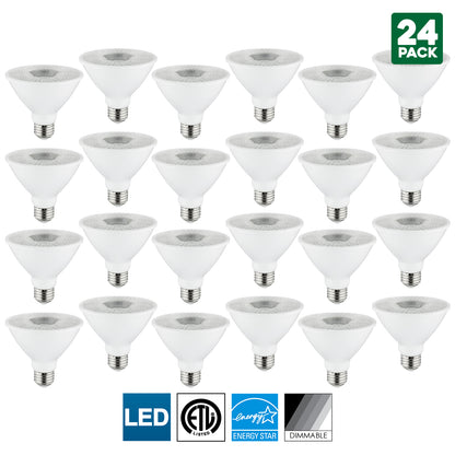 Sunlite LED PAR30S Spotlight Bulb, 10 Watt (75 Watt Equivalent), Dimmable, 3000K Warm White, 750 Lumens, Medium (E26) Base, Indoor Use, Energy Star Certified