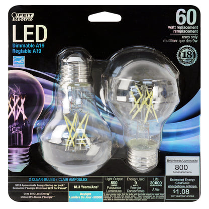 800 Lumen 5000K Dimmable LED