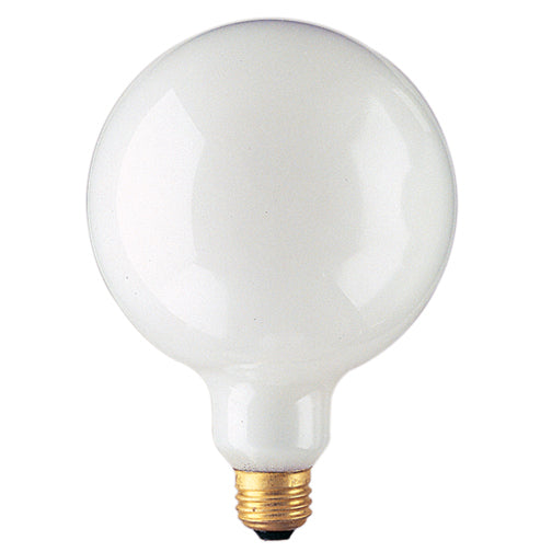 Bulbrite 40G40WH 40 Watt Incandescent G40 Globe, Medium Base, White