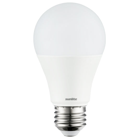Sunlite 80126 LED A19 Household 9W (60W Equivalent) Light Bulb Medium (E26) Base, 5000K Super White