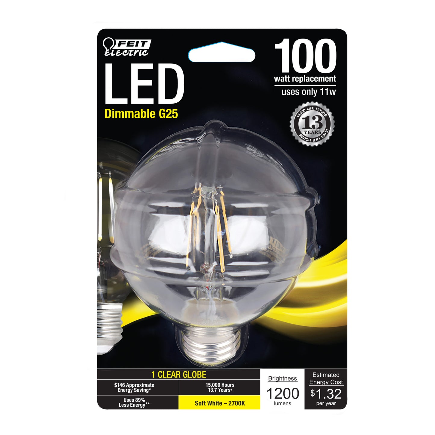 1200 Lumen 2700K Dimmable LED