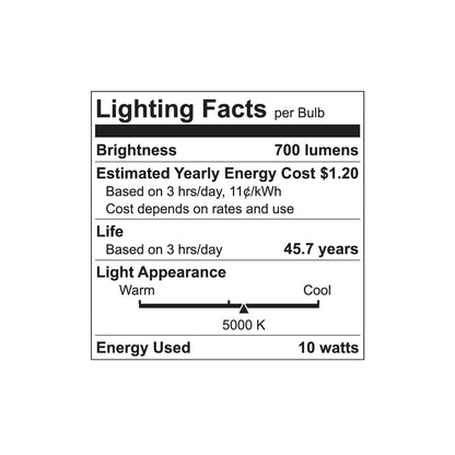 Luxrite Downlight LEDML5/10W/950/D 5000K Bright White