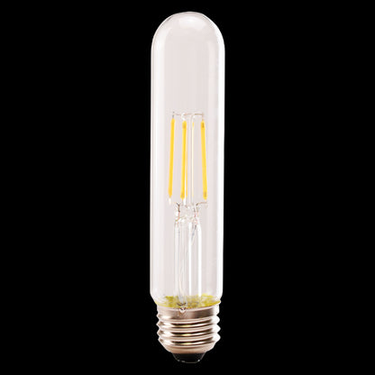 Luxrite LED T9 Filament Tubular Light Bulb, E26 Medium Base, 5W, 3000K - Soft White, 550 Lumens, 80 CRI, Clear Finish, Dimmable (LR21654)