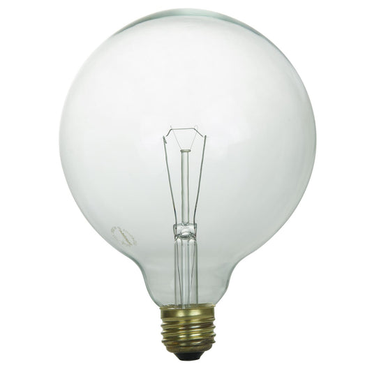 Sunlite 40 Watt G40 Globe, Medium Base, Clear