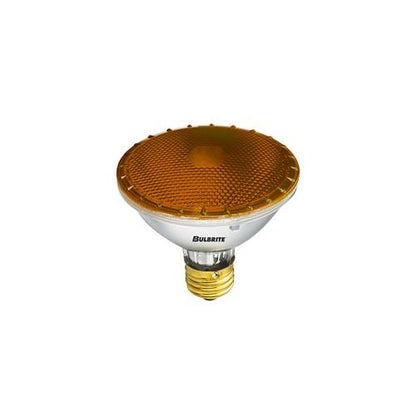 Bulbrite H75PAR30A 75 Watt Dimmable Colored Light Halogen PAR30, Medium Base, Dark Amber