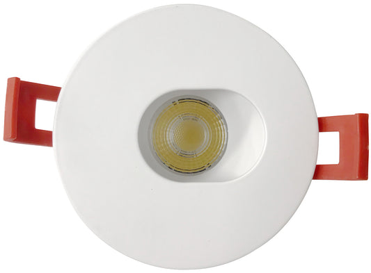 Luxrite 2" Regressed Interchangeable Canless Spotlight Round Slot Aperture Trim, Pack of 5 (LR23440)