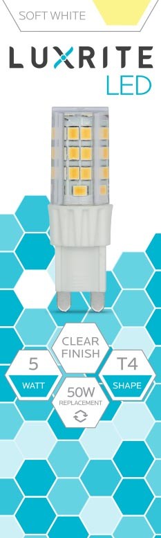 Luxrite Mini LED5T4G9/30K/DIM 3000K Soft White