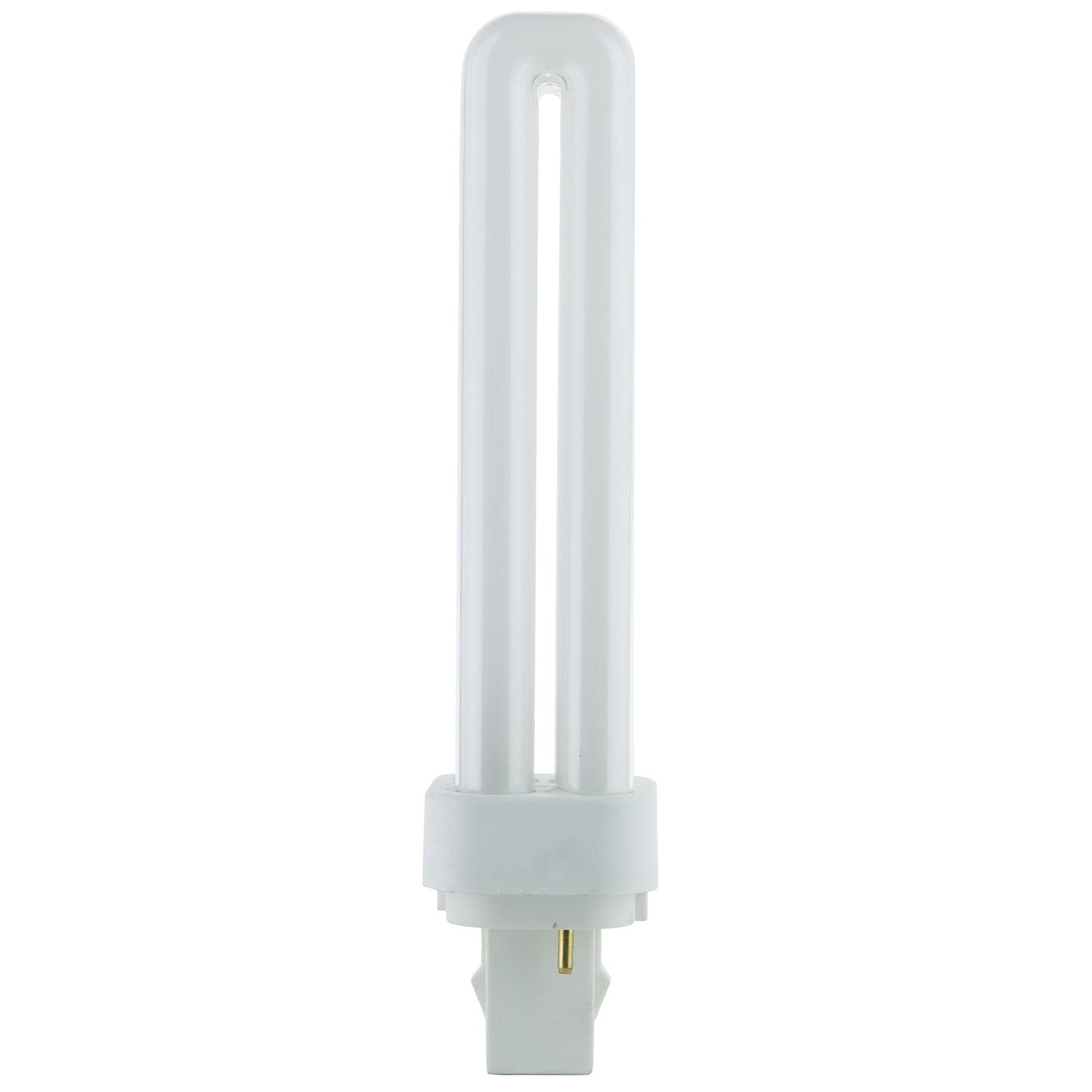 Sunlite 18 Watt PLD 2-Pin Double U-Shaped Twin Tube, G24D-2 Base, Warm White