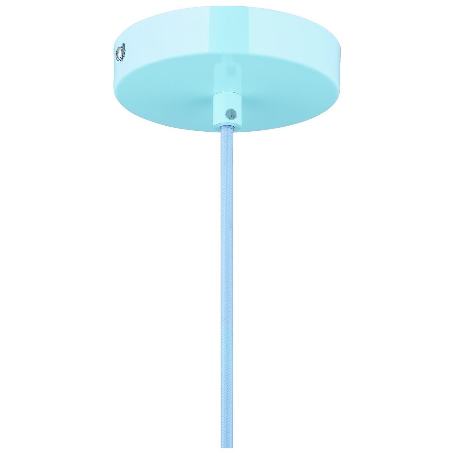 Sunlite CF/PD/S/BB Baby Blue Sona Residential Ceiling Pendant Light Fixtures With Medium (E26) Base