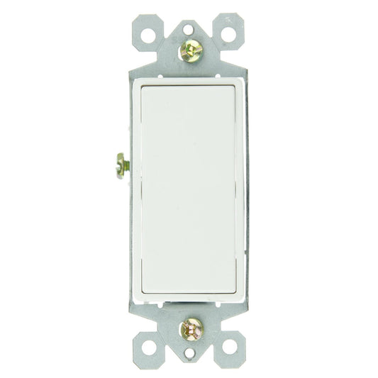 Sunlite E511 3 Way Grounded Rocker Switch, White