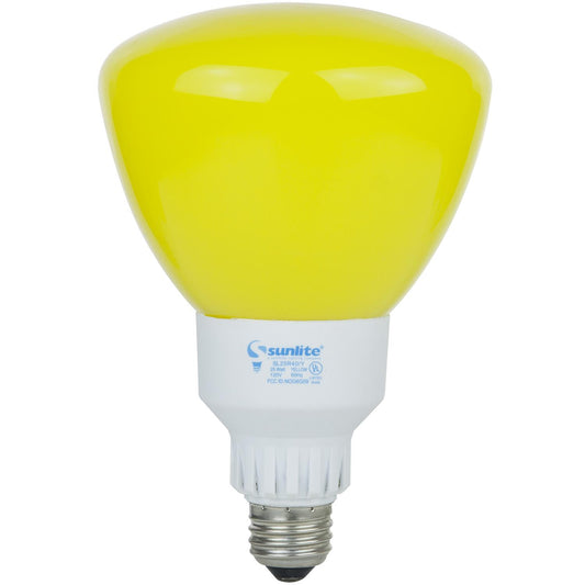 25 Watt R40 Reflector Colored, Medium Base, Yellow