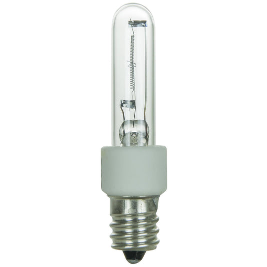 Sunlite KX20E12/CL 20 Watt T3 Lamp Candelabra (E12) Base