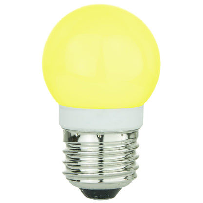 Sunlite G13 Globe, Medium Base Light Bulb, Yellow