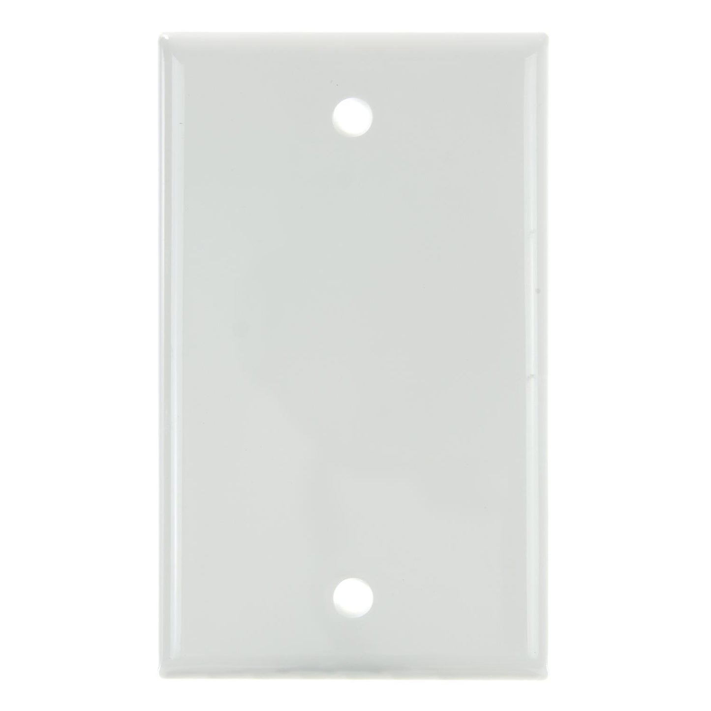 Sunlite E401/W 1 Gang Blank Switch and Receptacle Plate, White