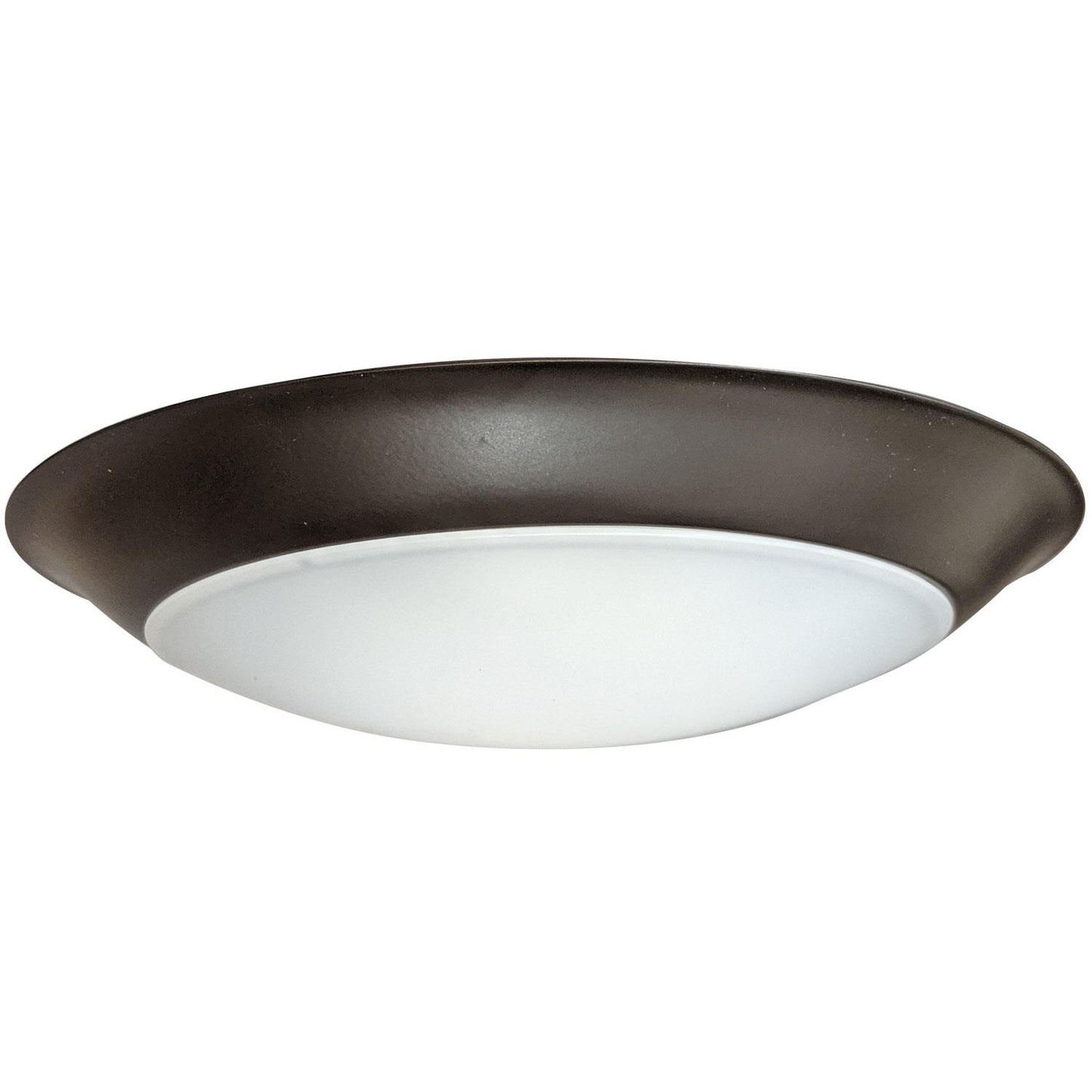 Sunlite 88385-SU LED 6-Inch Slim Disc Ceiling Fixture, 13 Watts (100W Equivalent) 750 Lumnes, 90 CRI, Dimmable, Bronze Trim, Energy Star, UL Listed, 30K - Warm White 1 Pack