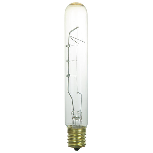 Sunlite 20 Watt T6.5 Tubular, Intermediate Base, Clear