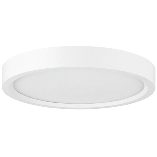 Sunlite 81282 LED 5-Inch Round Mini Panel Light Fixture, 10W (50W=), 600 Lmns, 30K/40K/50K Selectable CCT, Dimmable, White Finish, 50,000 Hour Life Span, ETL Listed