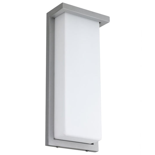 Sunlite LED 14" Modern Wall Sconce Fixture, Silver Finish, 1100 Lumen, 4000K Cool White