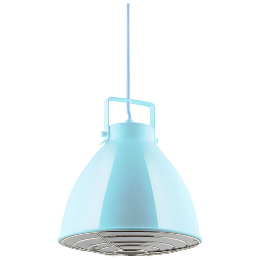 Sunlite CF/PD/Z/BB Baby Blue Zed Residential Ceiling Pendant Light Fixtures With Medium (E26) Base