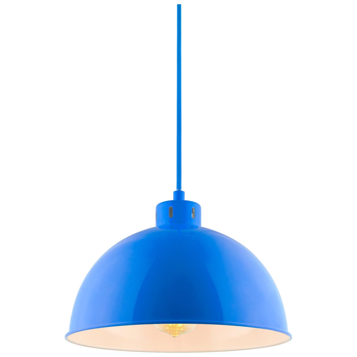 Sunlite CF/PD/S/B Blue Sona Residential Ceiling Pendant Light Fixtures With Medium (E26) Base