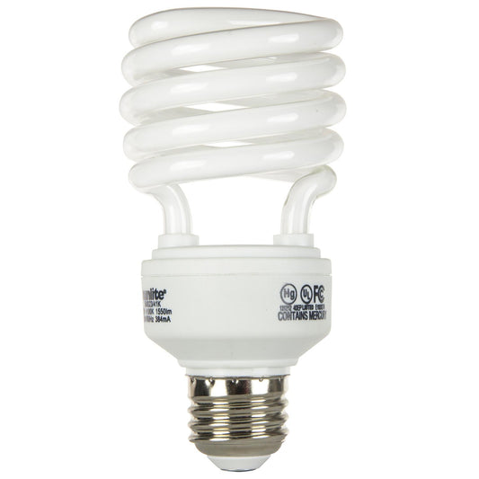 Sunlite 23 Watt Super Mini Spiral, Medium Base, Cool White