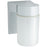 Sunlite Wall Mount Jar Style Outdoor Fixture, White Finish, White Glass