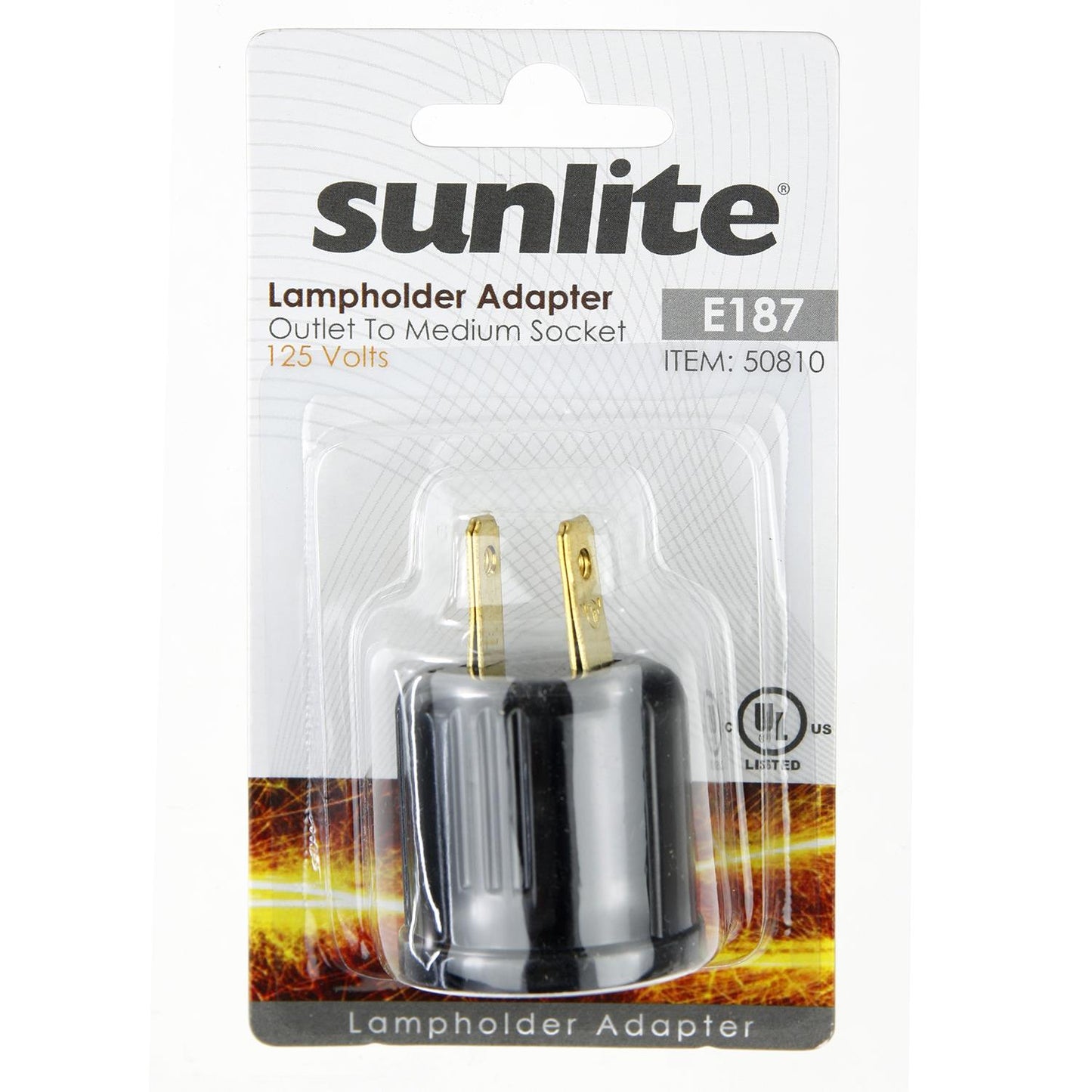 Sunlite E187 - PLUG TO MEDIUM SOCKET ADAPTER