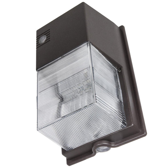 Sunlite 35 Watt High Pressure Sodium Tall Pack Fixture with Photocontrol, Bronze Powder Finish, Clear Polycarbonate Lens