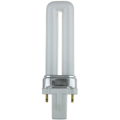 Sunlite 5 Watt PL 2-Pin Single U-Shaped Twin Tube, G23 Base, Cool White