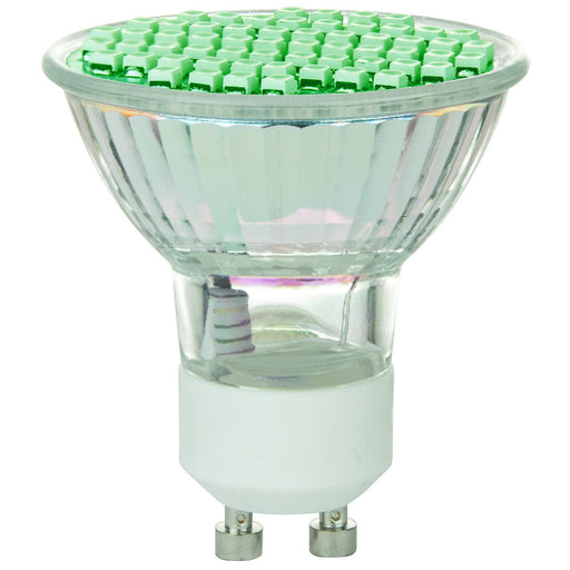 Sunlite LED MR16 Colored 2.8W (20W Halogen Equivalent) Bulb (GU10) Base, Green