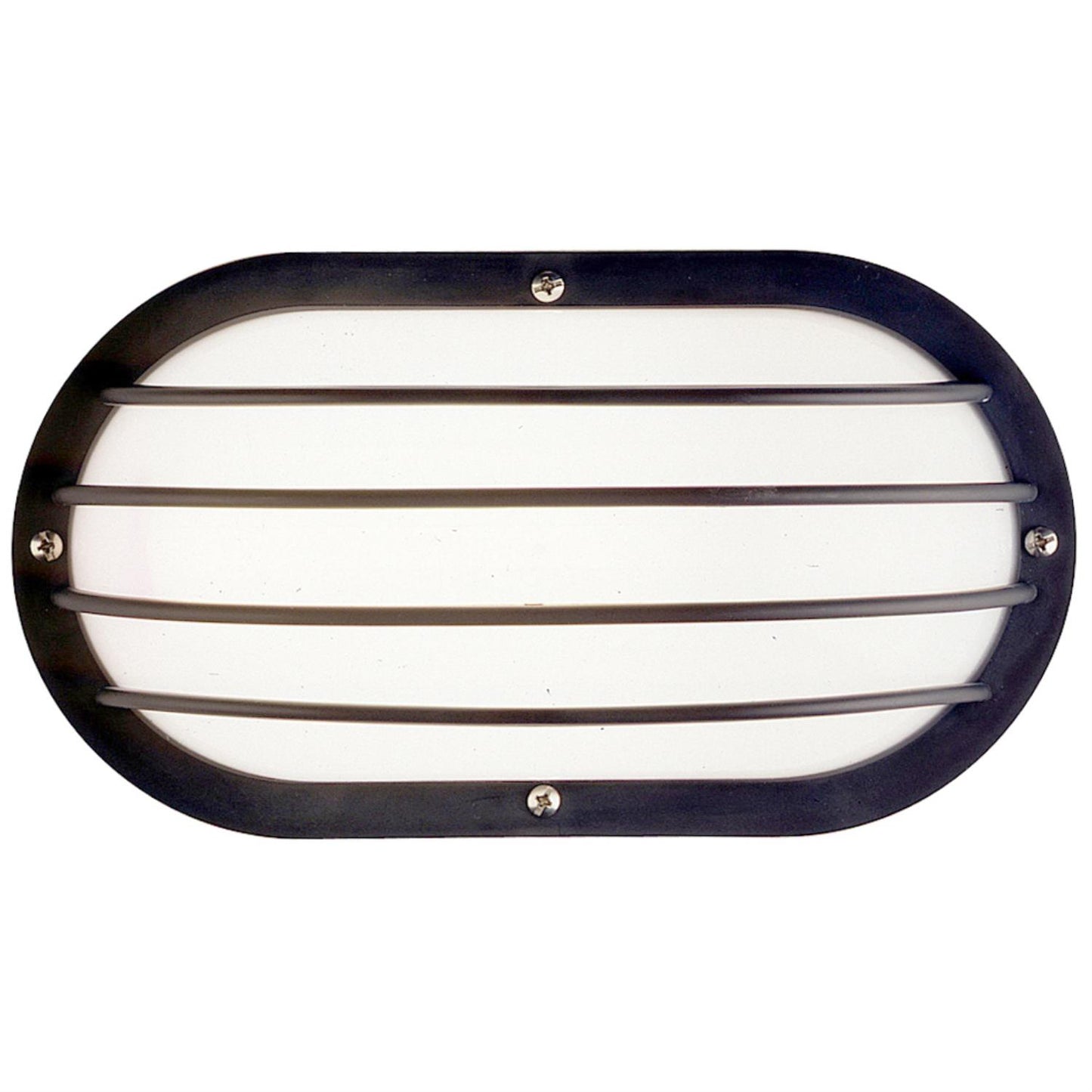 Sunlite Decorative Outdoor Energy Saving Eurostyle Oblong Linear Fixture, Black Finish, Frosted Lens