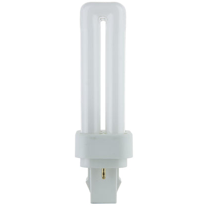 Sunlite 13 Watt PLD 2-Pin Double U-Shaped Twin Tube, GX23-2 Base, Super White