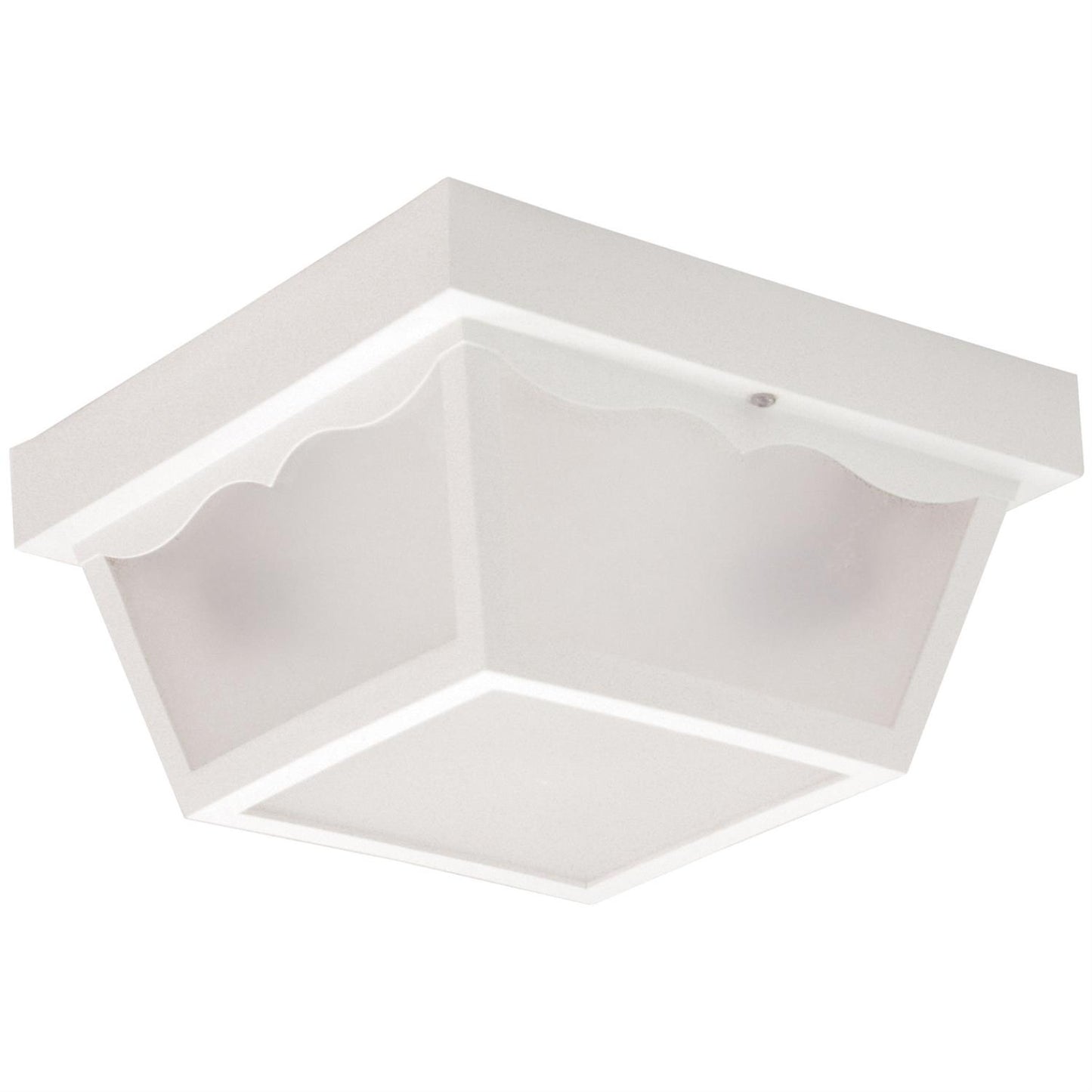 Sunlite Decorative Outdoor Energy Saving Century Collection Fixture, White Finish, Frosted Lens