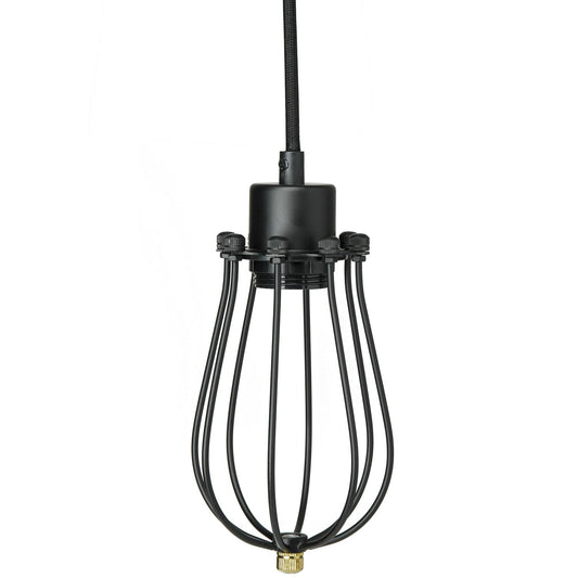 Sunlite Oil Rubbed Bronze Cage Antique Style Pendant Fixture