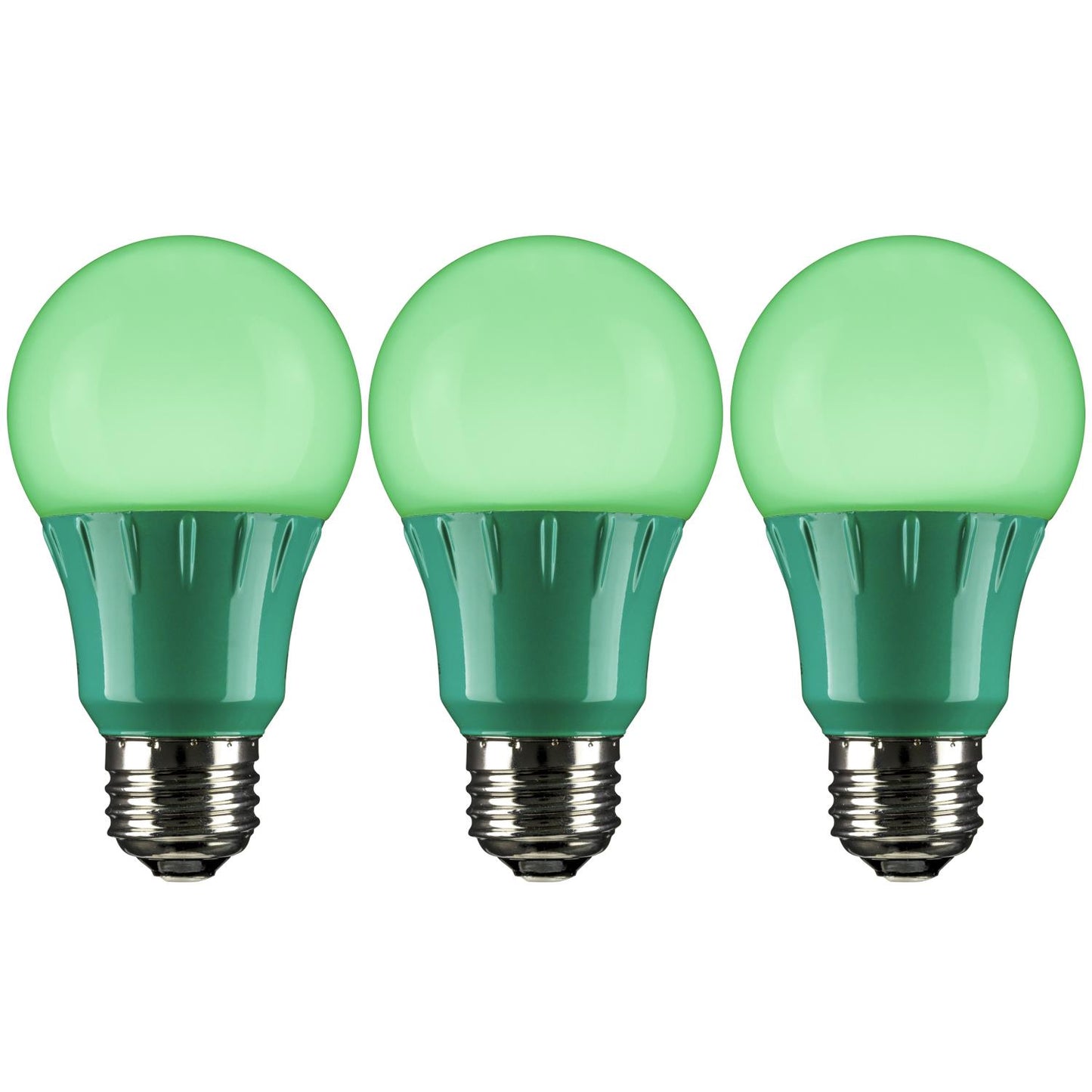 Sunlite 3 Watt A19 Lamp Medium Base Green
