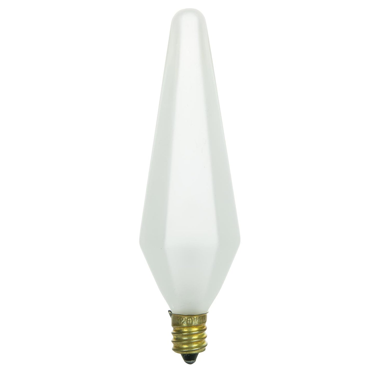 Sunlite 40 Watt Prismlite, Candelabra Base, Frost