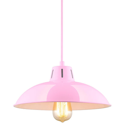 Sunlite CF/PD/V/P Pink Vega Residential Ceiling Pendant Light Fixtures With Medium (E26) Base