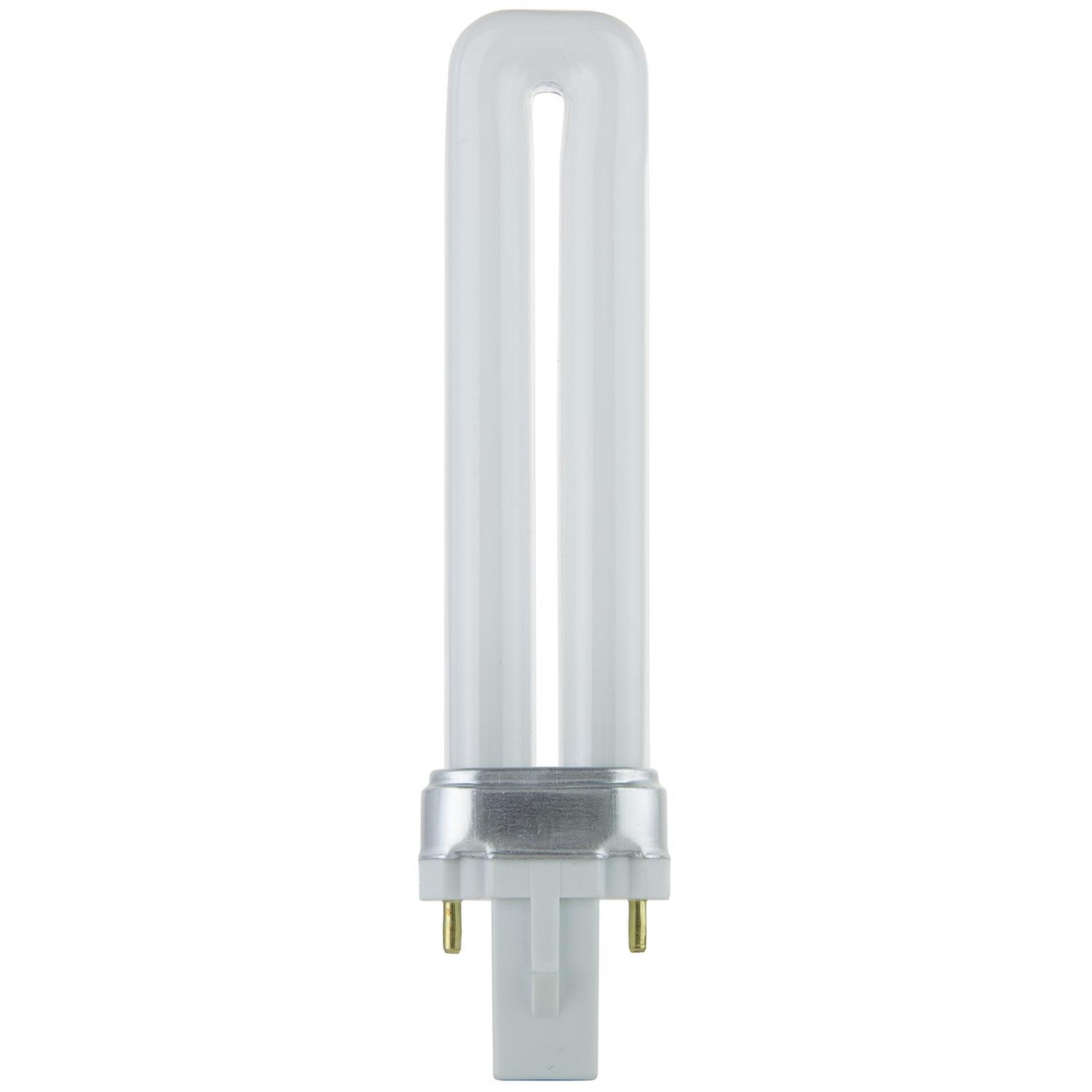 Sunlite 7 Watt PL 2-Pin Single U-Shaped Twin Tube, G23 Base, Warm White