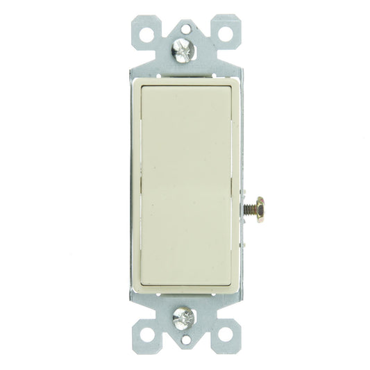 Sunlite E510/CD On/Off Grounded Rocker Switch, Ivory