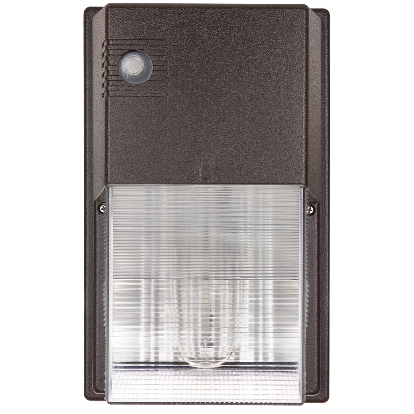 Sunlite 35 Watt High Pressure Sodium Tall Pack Fixture with Photocontrol, Bronze Powder Finish, Clear Polycarbonate Lens