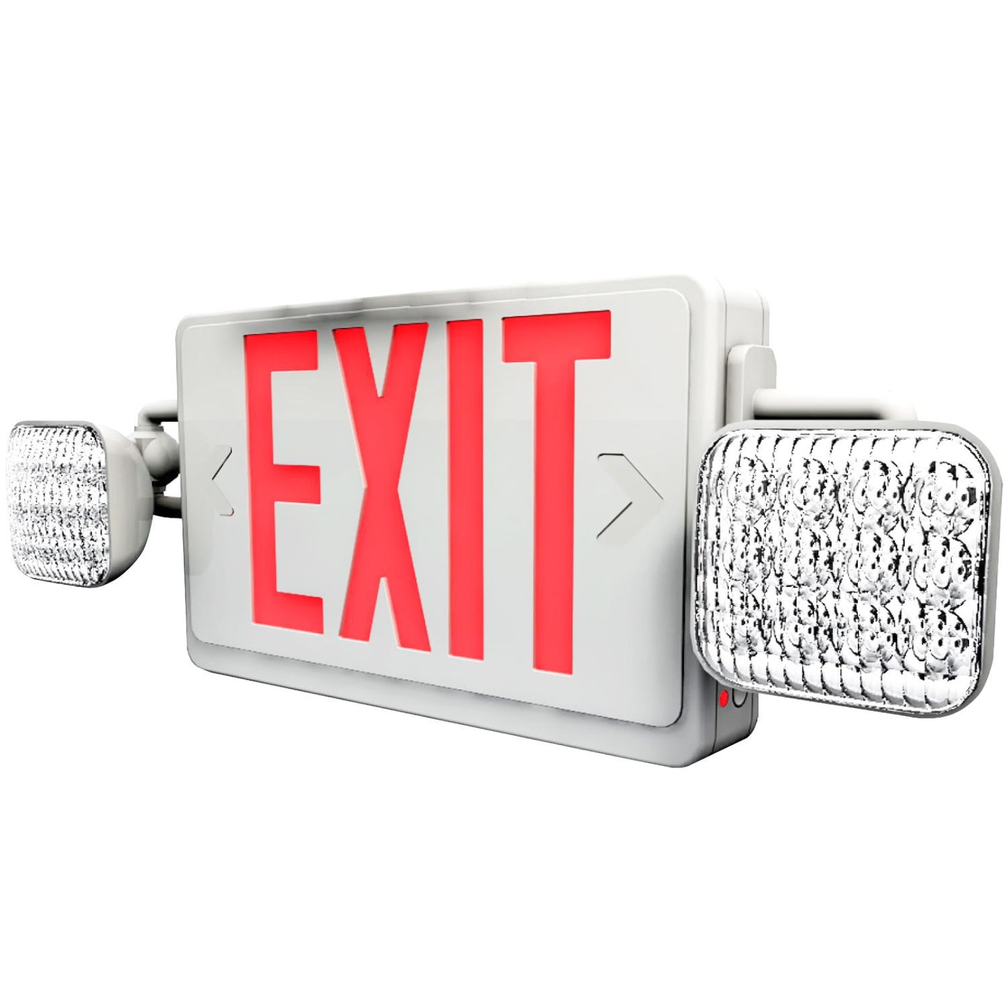 Sunlite EXIT/SU/1OR2F/R/W/COMBO/2H Two Headed Exit Light Combo