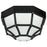 Sunlite Decorative Outdoor Energy Saving Octagonal Collection Fixture, Black Finish, Frosted Lens